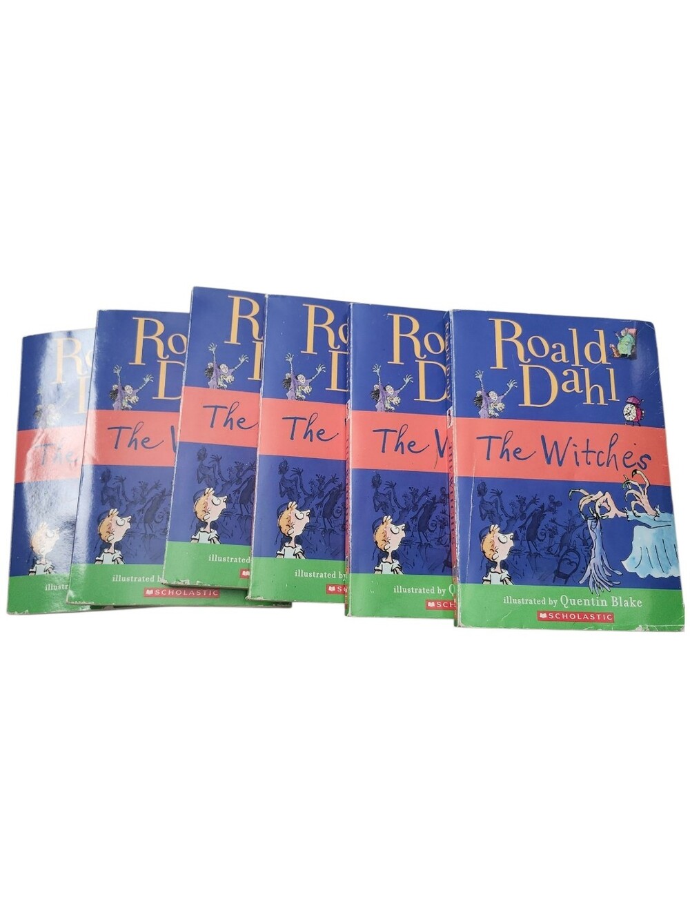 The Witches by Roald Dahl Lot of 6 Y2K Paperbacks Quentin Blake Scholastic
